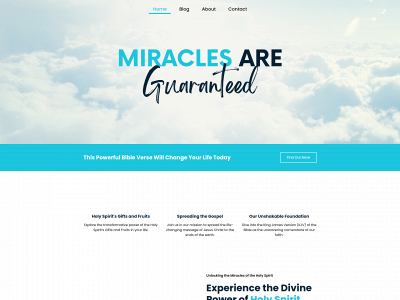 miraclesofholyspirit.com snapshot