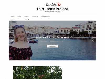 lolajonesproject.com snapshot