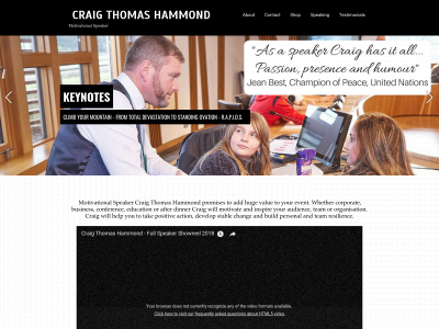 craigthomashammond.co.uk snapshot