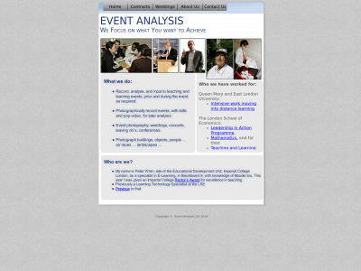 eventanalysis.co.uk snapshot