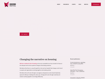 housingfestival.org.uk snapshot