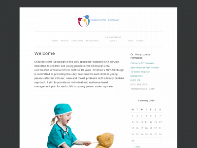 childrensent-edinburgh.com snapshot