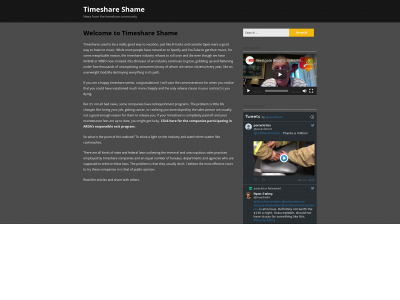 timeshareshame.com snapshot