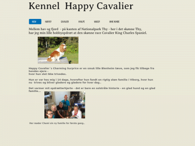 happycavalier.dk snapshot