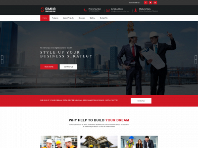 simhaconstruction.com snapshot