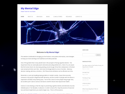 mymentaledge.info snapshot