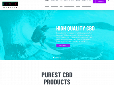 exoticgorilla.com snapshot