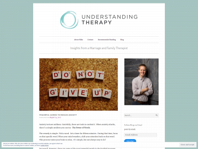 understandingtherapy.com snapshot