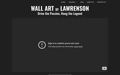 wallartbylawrenson.com snapshot
