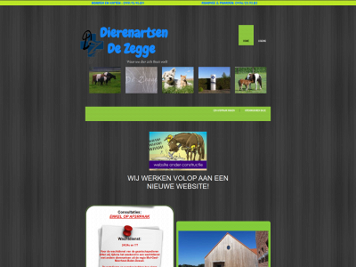 dierenartsenpraktijkdezegge.be snapshot