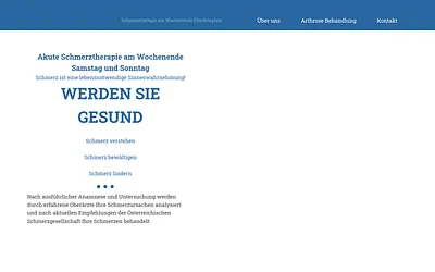 schmerztherapie-wochenende.at snapshot
