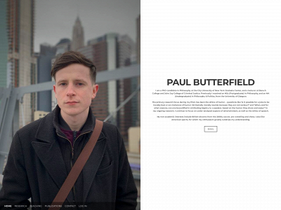 www.paulbutterfield.co snapshot