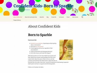 confidentkidsborntosparkle.com snapshot