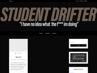 studentdrifter.com snapshot