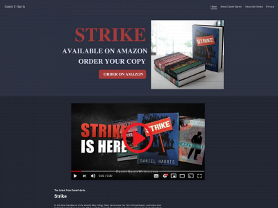danielharriswriter.com snapshot