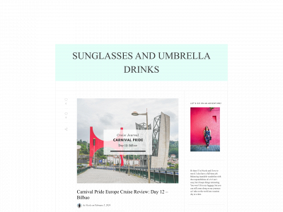sunglassesandumbrelladrinks.com snapshot