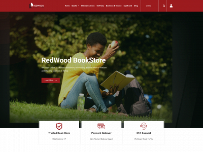 redwoodbooks.rw snapshot