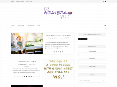 begratefulyogi.com snapshot