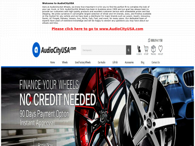 audiocitywheels.com snapshot