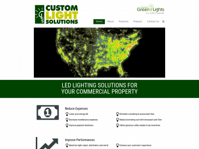 customlightsolutions.com snapshot