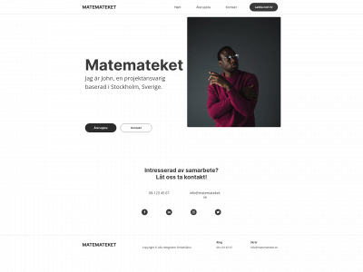 matemateket.se snapshot
