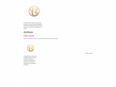 elegantchrono.com snapshot