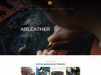 arleather.lt snapshot