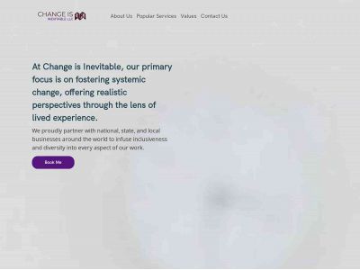 changeisinevitable.org snapshot