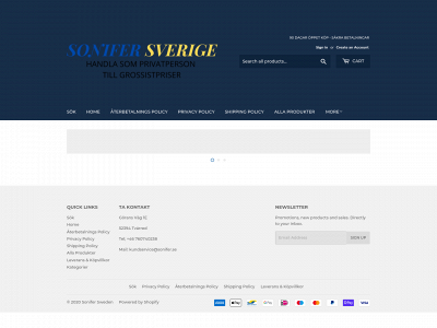 sonifer.se snapshot