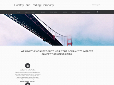 healthypinetradingcompany.com snapshot