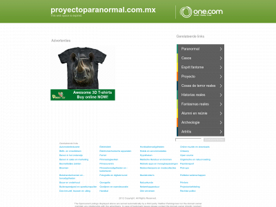 proyectoparanormal.com.mx snapshot