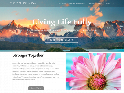 thepoorrepublican.com snapshot