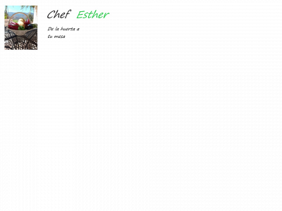 chefesther.com snapshot