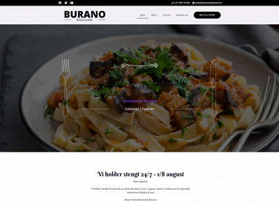buranorestaurant.no snapshot