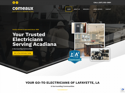 comeauxelectric.com snapshot