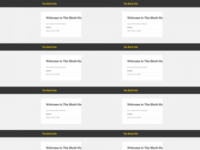 theblurbhub.com snapshot