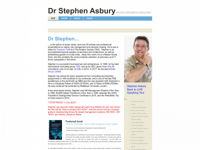 stephenasbury.com snapshot
