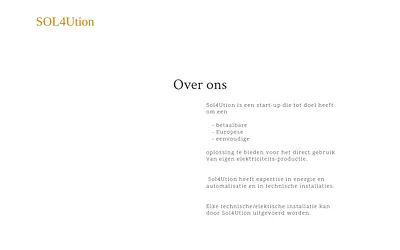 sol4ution.be snapshot