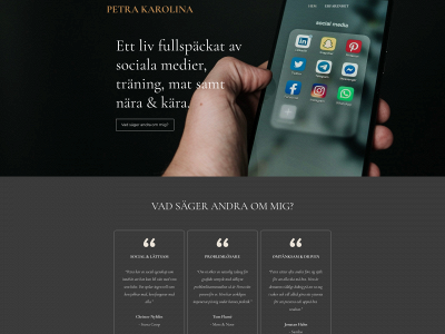 petrakarolina.se snapshot