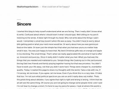 theweatheringstorm.com snapshot