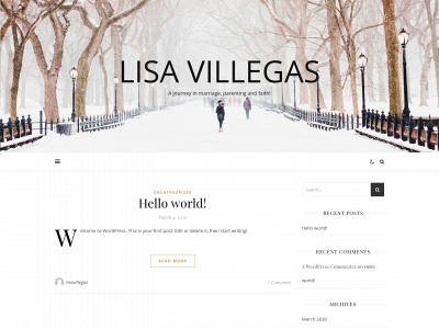 lisavillegas.co snapshot