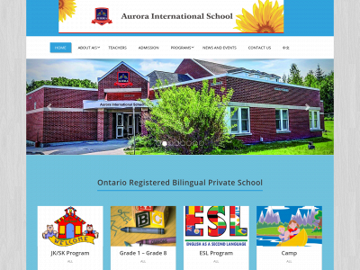 auroraintlschool.ca snapshot