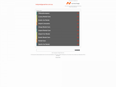 bnbprestigecarhire.com.au snapshot
