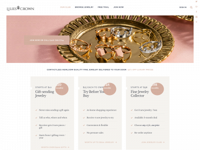 liliesandcrown.com snapshot