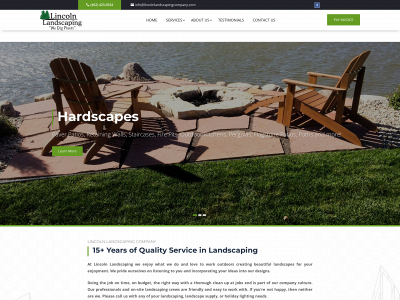 lincolnlandscapingcompany.com snapshot