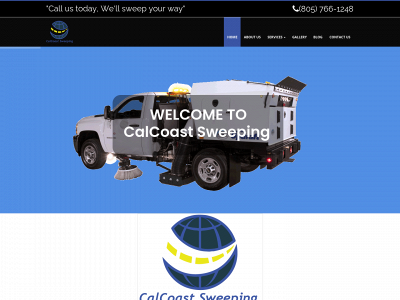 calcoastsweeping.com snapshot