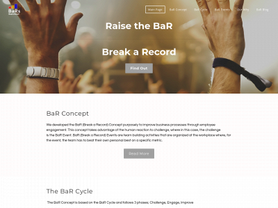 raisethebarconcept.com snapshot