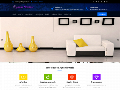 www.ayushiinterio.com snapshot