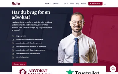 advokat-suhr.dk snapshot