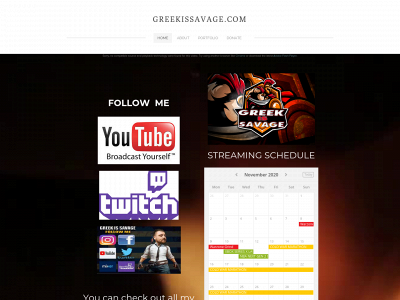 www.greekissavage.com snapshot